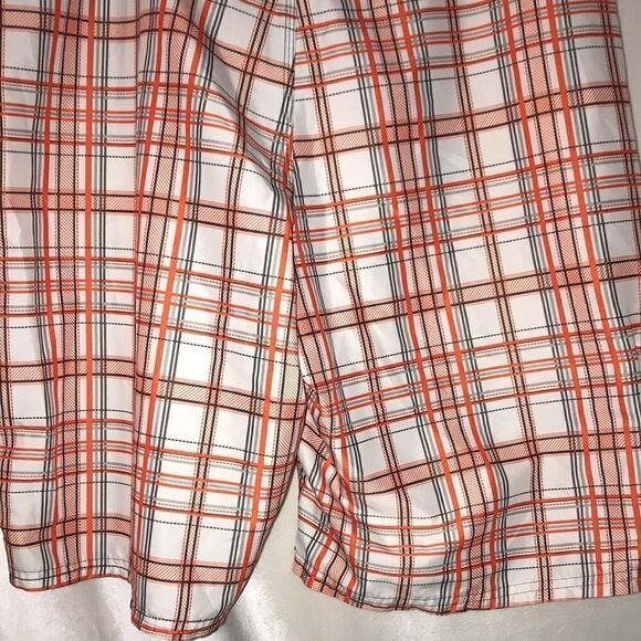 Nike x sacai Men's Multicolor Plaid Drawstring Swim Board Shorts Size 34 - Picture 6 of 8